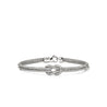 Love Knot Bracelet, Sterling Silver, Diamonds|BUP987882DI