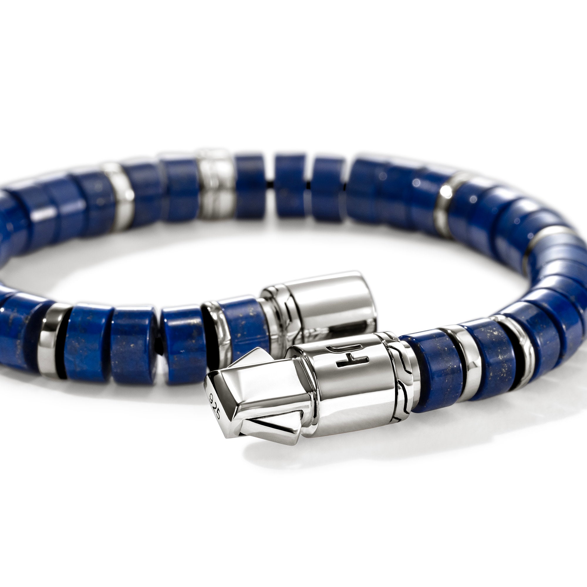 Heishi Bracelet, Sterling Silver, Lapis Lazuli, 8MM – John Hardy