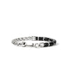 Heishi Chain Bracelet, Sterling Silver, Black Onyx, 6MM|BUS290271BON