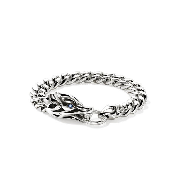 Naga Bracelet, Sterling Silver, Blue Sapphire, 11MM – John Hardy