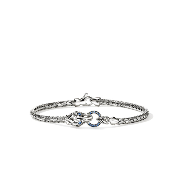 Naga Bracelet Sterling Silver Blue Sapphires 3.5MM|BUS603754BSP