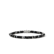 Heishi Bracelet, Sterling Silver, Hardstones, 4MM|BUS900698BONHE