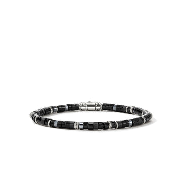 Heishi Bracelet, Sterling Silver, Hardstones, 4MM|BUS900698BONHE
