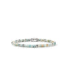 Ocean Heishi Bracelet, Sterling Silver, Multi Color Quartzite, 4MM|BUS900698MQZ