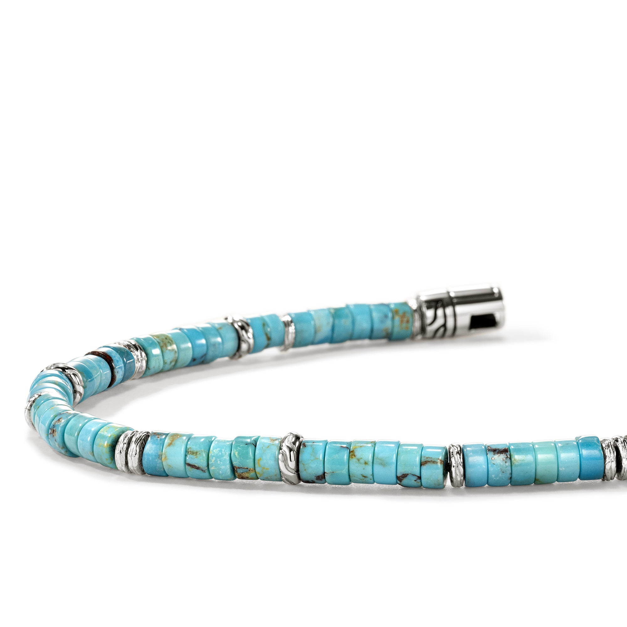 Heishi Bracelet, Sterling Silver, Hardstones, 4MM|BUS900698TQ