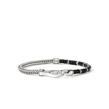 Heishi Chain Bracelet, Sterling Silver, Hardstones, 4MM|BUS9012521BON