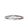 Heishi Chain Bracelet, Sterling Silver, Hardstones, 4MM|BUS9012521ORLPZTQ