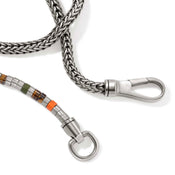 Heishi Double Wrap, Sterling Silver, Gemstones|BUS90125511GRORTE