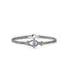 Icon Bracelet, Sterling Silver, Diamonds, Tanzanite, 3.6MM|BUS9731812TZDI