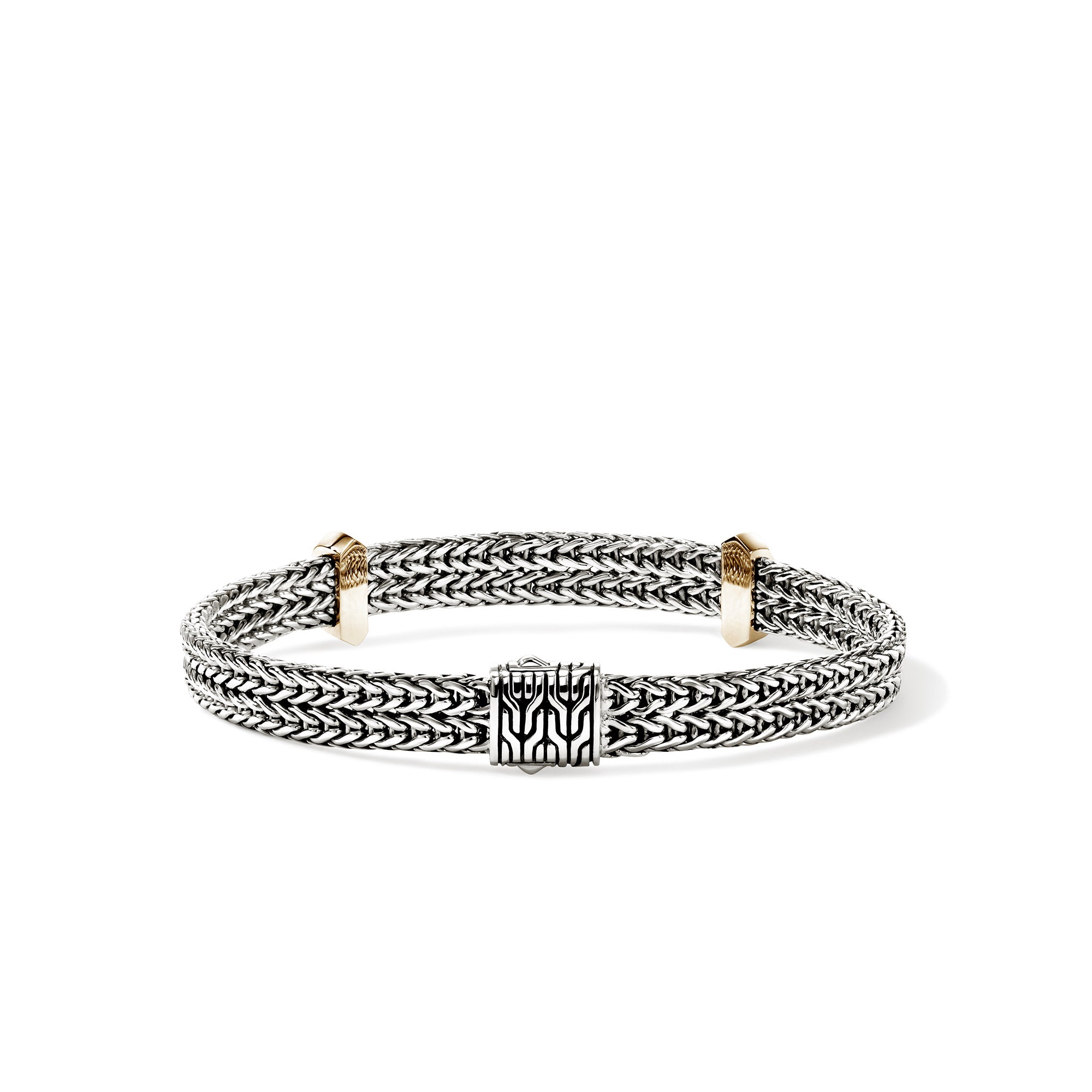Icon Link Bracelet, Sterling Silver, Gold, 6MM – John Hardy Icon Link Bracelet, Sterling Silver, Gold, 6MM – John Hardy