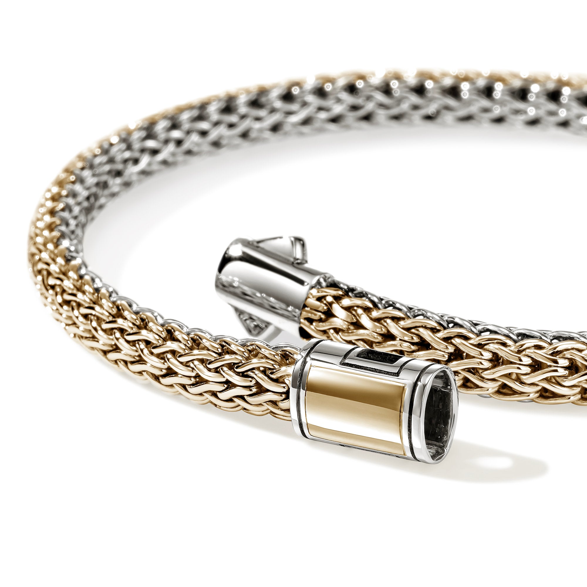 Icon Bracelet Reversible Gold Sterling Silver 5MM|BUZZ990096RV