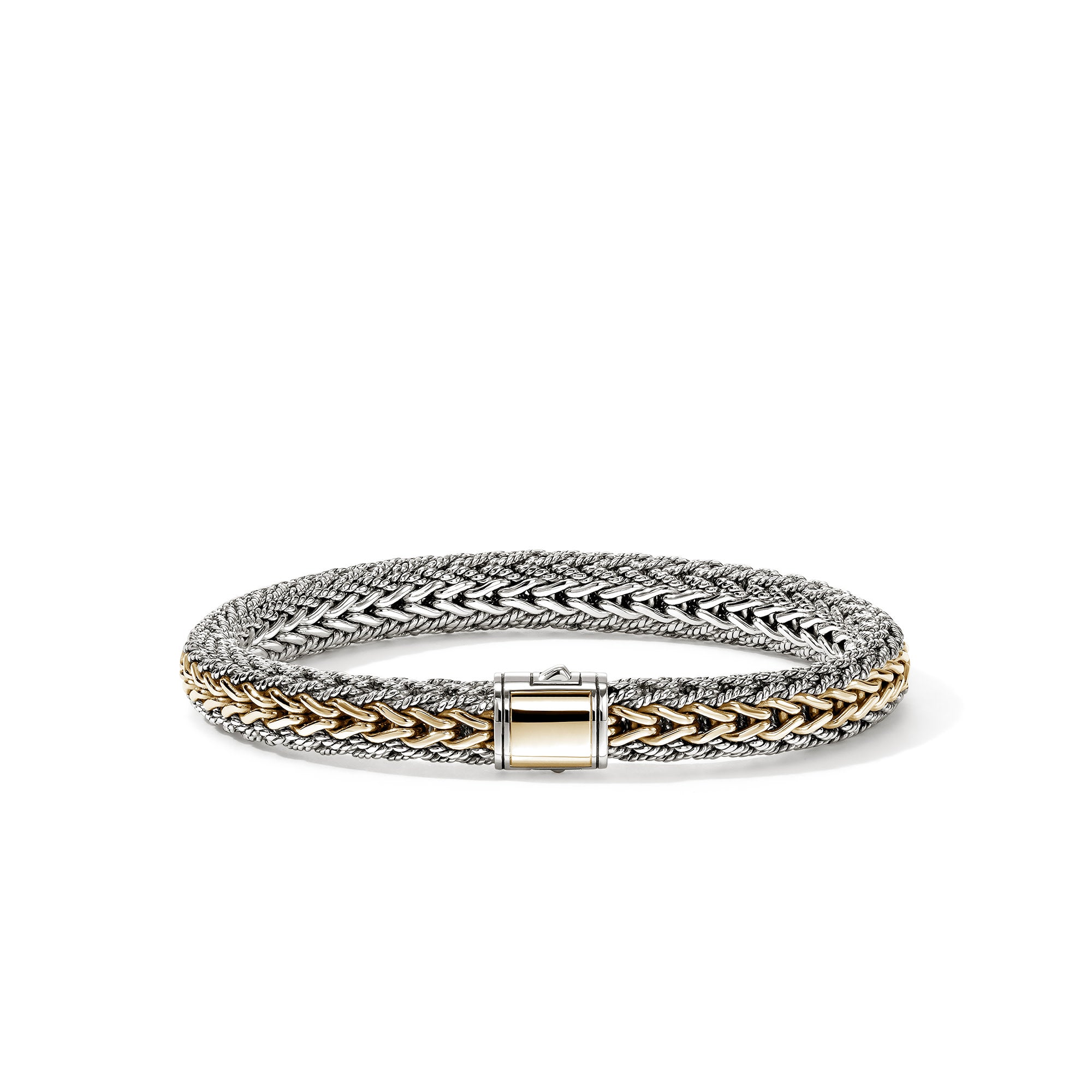 Icon Wrap, Sterling Silver, Rubber, 7.5MM|BU98650OR – John Hardy