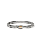 Icon Bracelet, Gold, Sterling Silver, 6.5MM|BUZZ990904