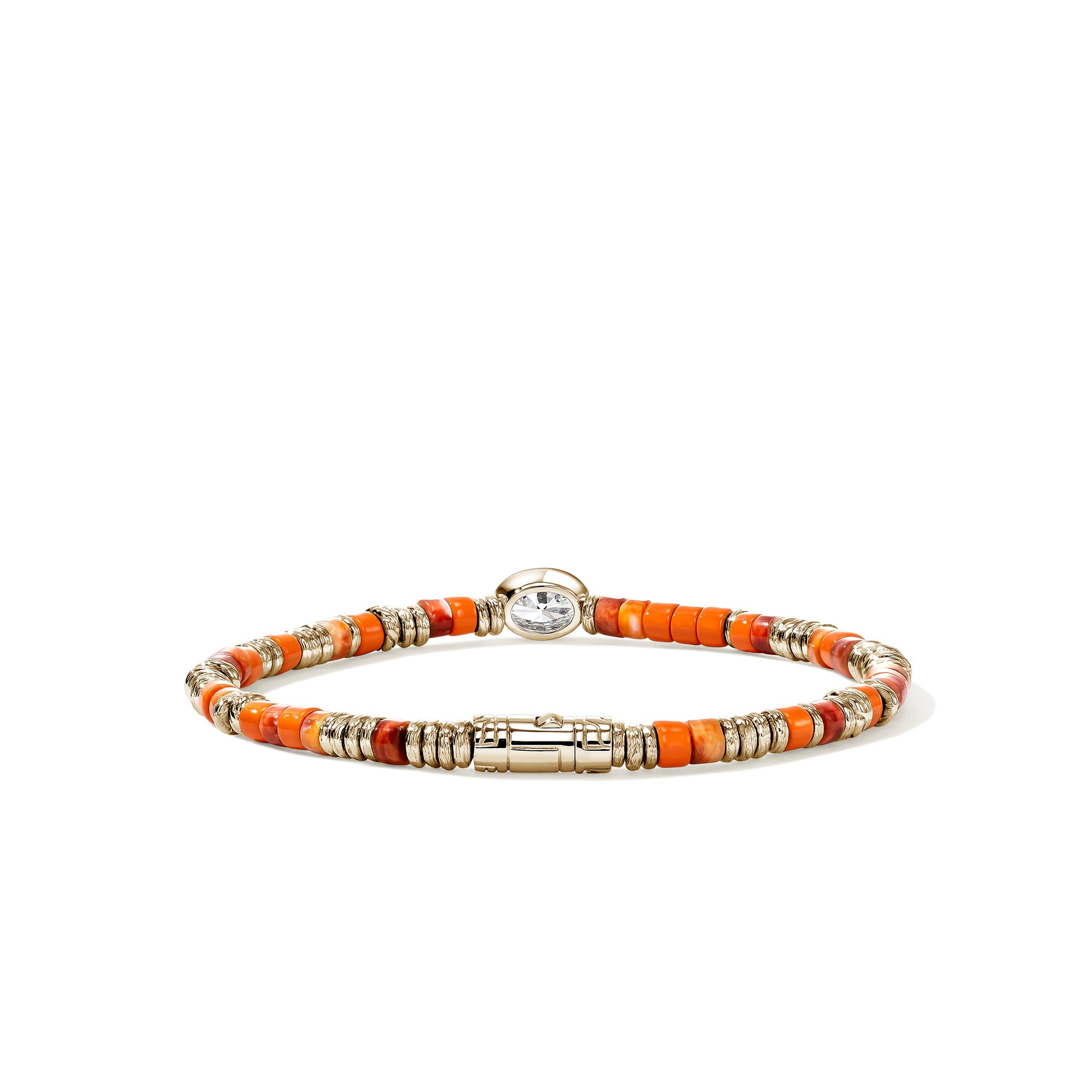 JH Lovestruck™ Heishi Bracelet, Sterling Silver, Gold, Hardstones