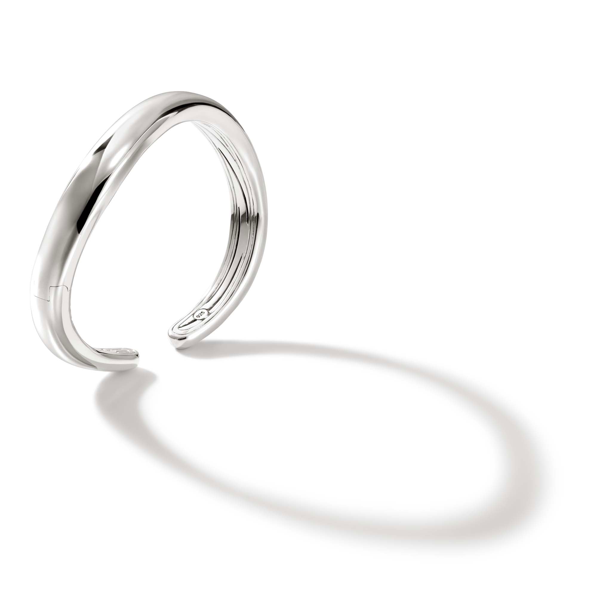 Surf Hinged Cuff, Sterling Silver, Slim|CB901117 – John Hardy