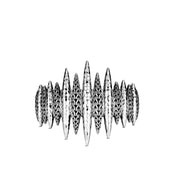 Classic Chain Spear Hammered Flex Cuff|CB90534