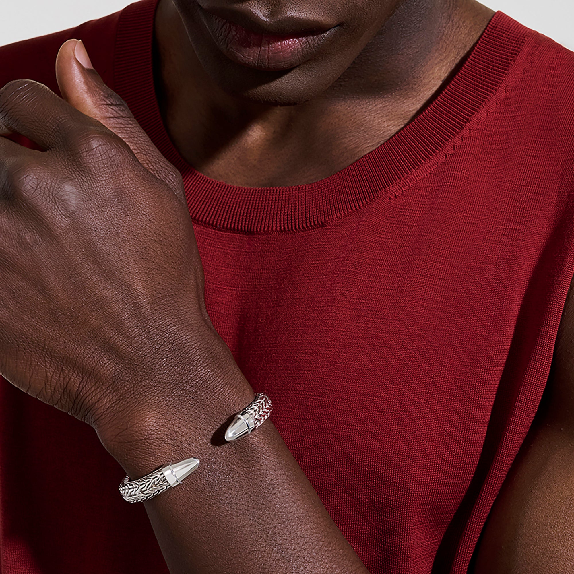 Men's Spear 50 Flex Cuff, Sterling Silver – John Hardy