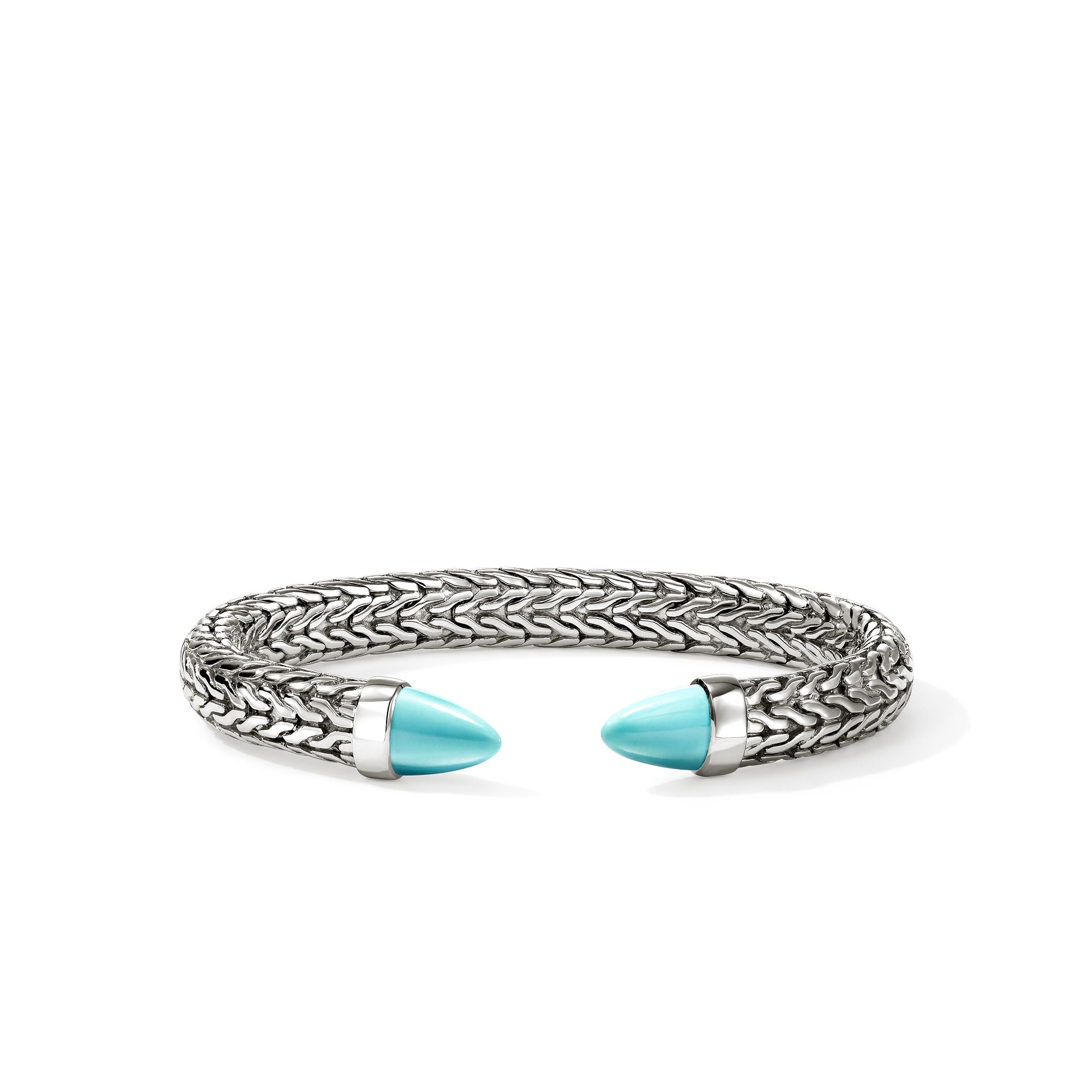 Spear 50 Flex Cuff, Sterling Silver, Turquoise – John Hardy