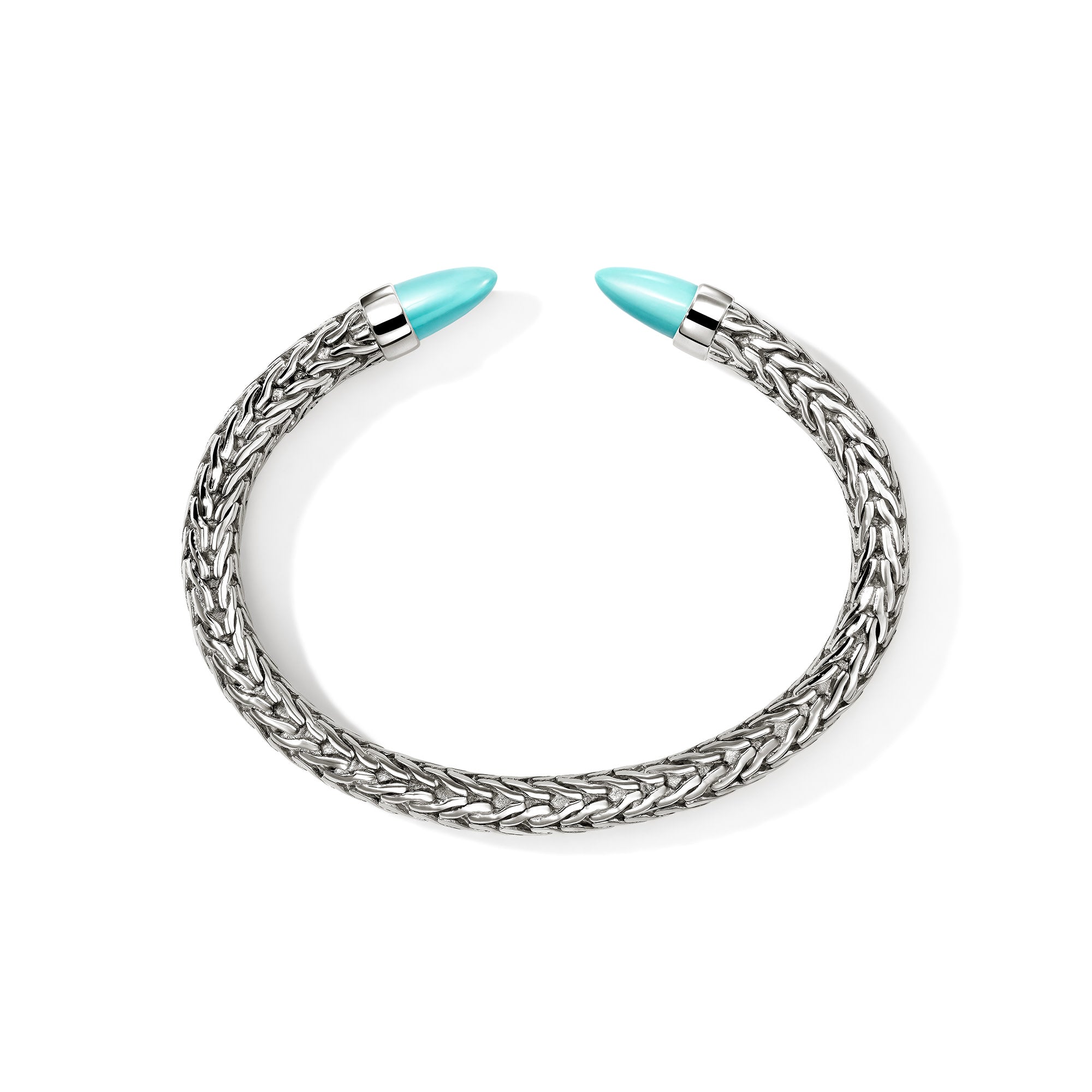 Spear 50 Flex Cuff, Sterling Silver, Turquoise – John Hardy