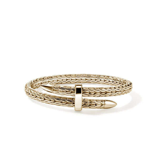 JOHN GALLIANO ジョン　ガリアーノ プレート　ブレスレット Spear Flex Cuff, Gold – John Hardy