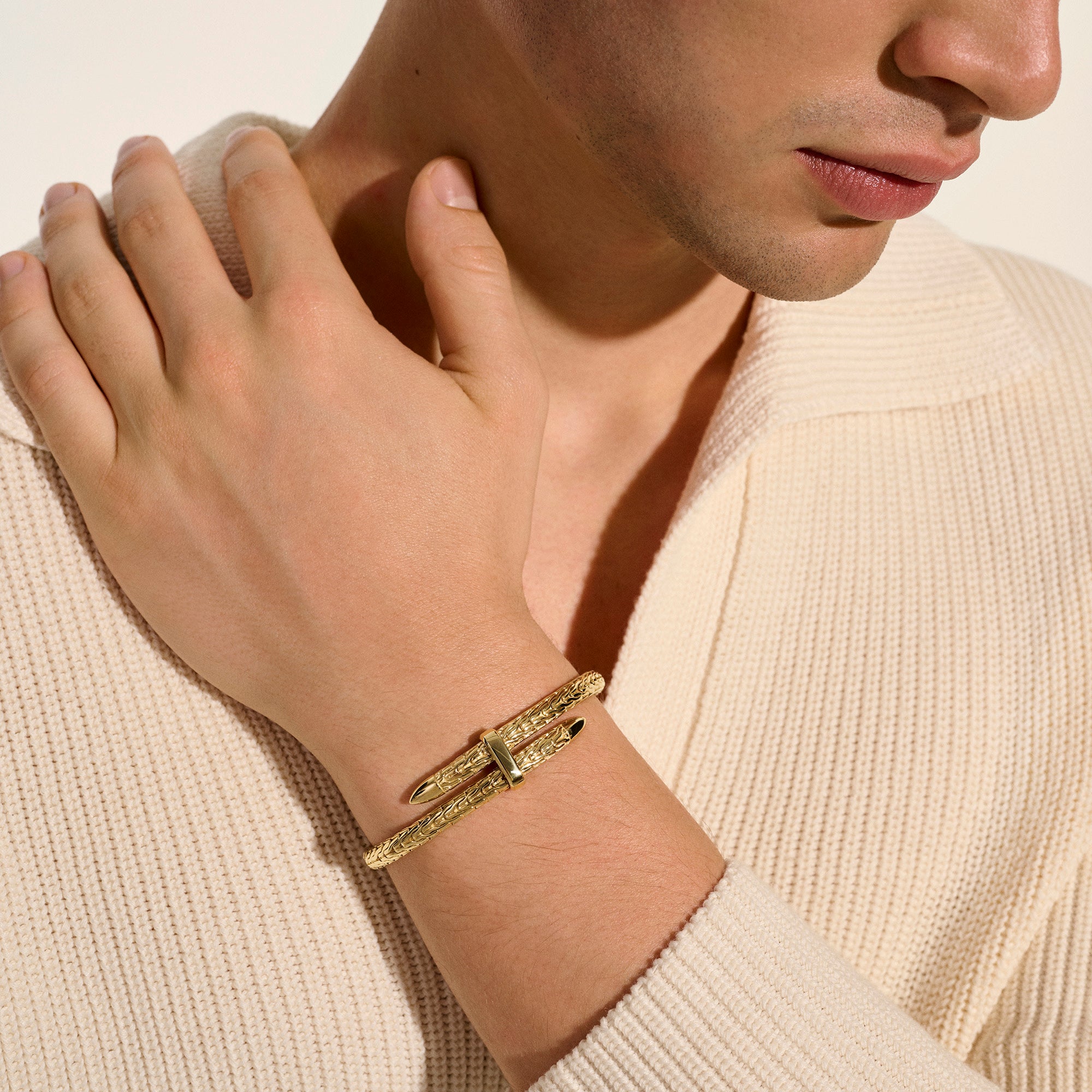 Spear Flex Cuff, Gold – John Hardy