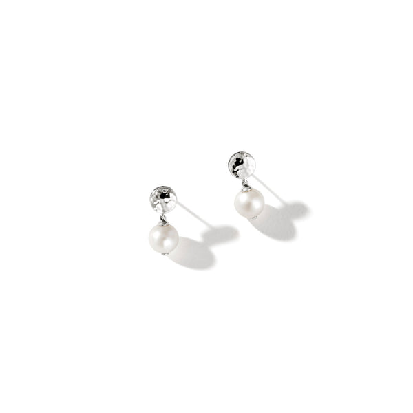 Pearl Palu Drop Earring, Sterling Silver|EB30116