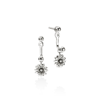 Wildflower Drop Earrings, Sterling Silver|EB43074