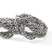 Love Knot Hoop Earring, Sterling Silver, 20MM|EB900990