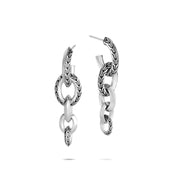 Knife Edge Drop Link Earrings|EB90487