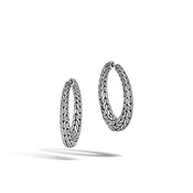 Carved Chain Graduated Hoop Earrings|EB93298