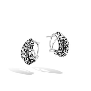 Carved Chain Buddha Belly Earring