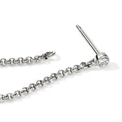 JH Lovestruck™ Drop Chain Earring, Sterling Silver, Diamond, .03TCW, Single|EBP43009LGD