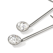 JH Lovestruck™ Drop Earrings, Sterling Silver, Diamonds, 5.0TCW|EBP43023LGD