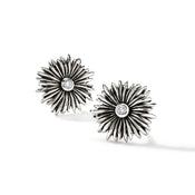 Wildflower Stud Earrings, Sterling Silver, Lab Grown Diamond, .04TCW|EBP430562LGDN