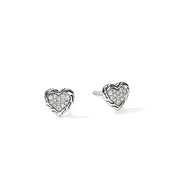 JH Essential Heart Stud Earrings, Sterling Silver, Diamonds|EBP989662DI