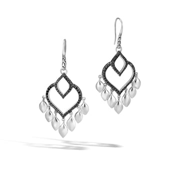 Naga Chandelier Earring with Black Spinel|EBS650110BN
