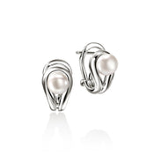 Surf Earrings, Sterling Silver, Pearls|EBS895461
