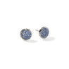 JH Essential Pavé Stud Earring, Sterling Silver, Gemstones, 10MM|EBS987184BSP