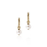 JH Essential Pearl Hoop Earring, Gold|EGG987261