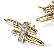Spear Stud Earrings, Gold, Diamonds|EGGX989562DI