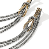 Love Knot Drop Earring, Sterling Silver|EZZ901063