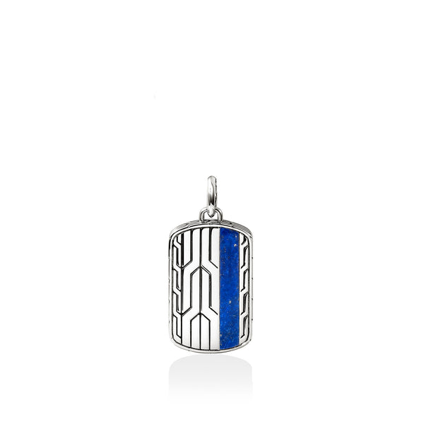 Icon 50 Pendant, Sterling Silver, Lapis Lazuli – John Hardy