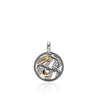 Naga Talisman Charm, Gold, Sterling Silver, Diamonds|HZZP973032DI