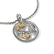 Naga Talisman Charm, Gold, Sterling Silver, Diamonds|HZZP973032DI