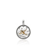 Starling Talisman Charm, Gold, Sterling Silver, Diamonds|HZZP973042DI
