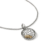 Naga Talisman Charm, Gold, Sterling Silver, Diamonds|HZZP973062DI
