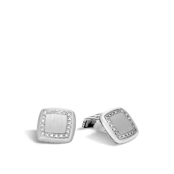 Classic Chain Cufflinks with Diamonds|MBP9995652CDI