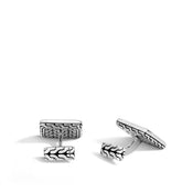 Classic Chain Cufflinks with Black Sapphire|MBS996674CBLS