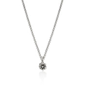Wildflower Pendant Necklace, Sterling Silver, 1.5MM|NB43075