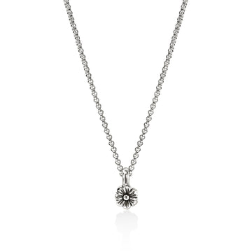 Wildflower Pendant Necklace, Sterling Silver, 1.5MM|NB43075